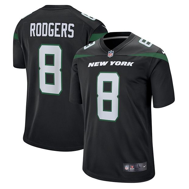 Aaron Rodgers New York Jets Nike Green Game Men's Jersey, M / Green