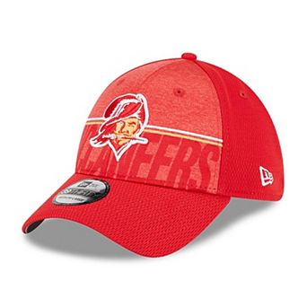 Men's New Era Red Tampa Bay Buccaneers 2023 NFL Training Camp Throwback 39THIRTY Flex Fit Hat