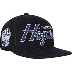 Mitchell & Ness Navy Georgetown Hoyas Team Pinstripe Snapback Hat