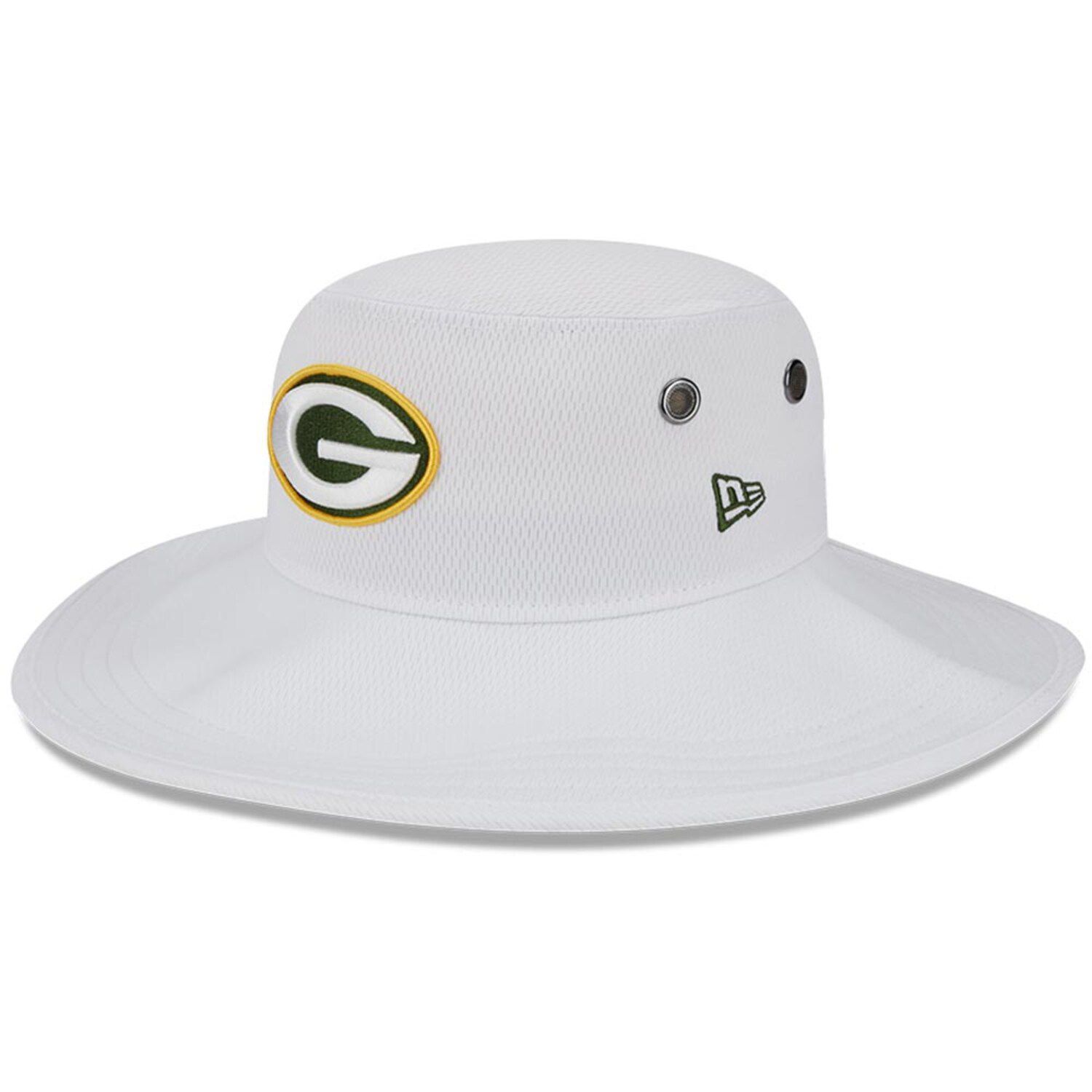 Men's New Era White Buffalo Bills 2021 NFL Training Camp Historic Logo  Panama Bucket Hat