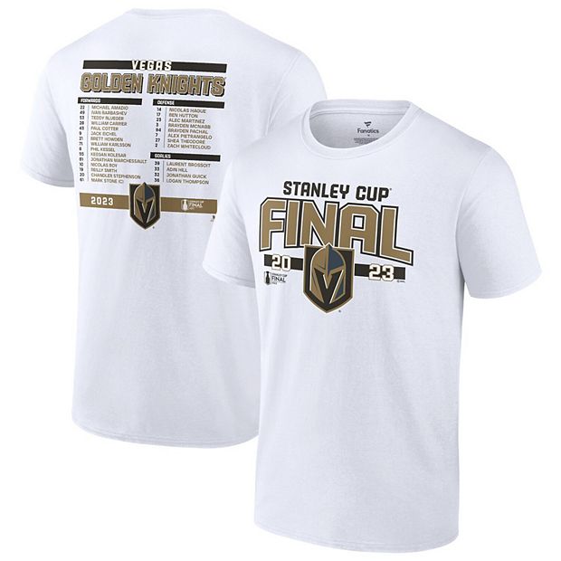 Men's Fanatics Branded Gray Vegas Golden Knights 2023 Stanley Cup