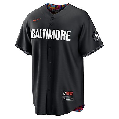 Men's Nike Black Baltimore Orioles 2023 City Connect Replica Jersey