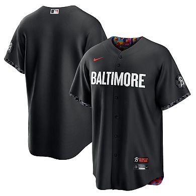 Men's Nike Black Baltimore Orioles 2023 City Connect Replica Jersey