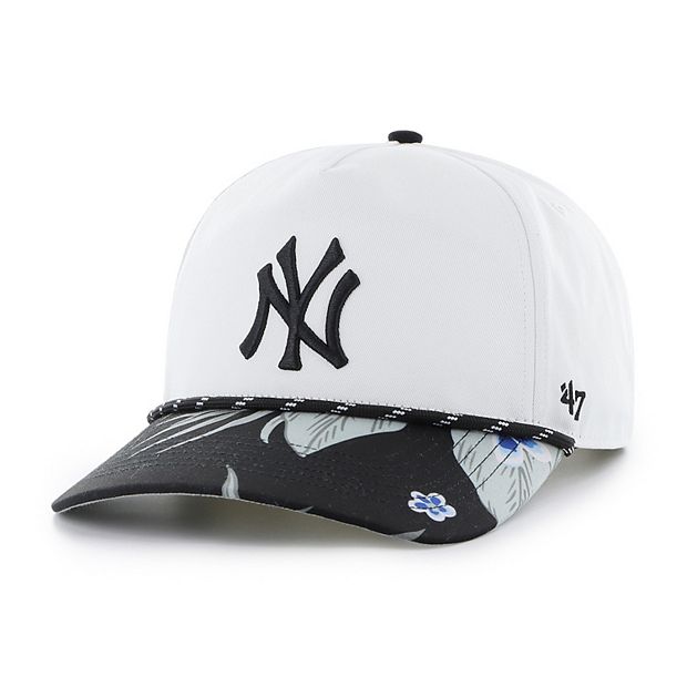 New York Yankees Snapback New Era White Logo Cap Hat Black