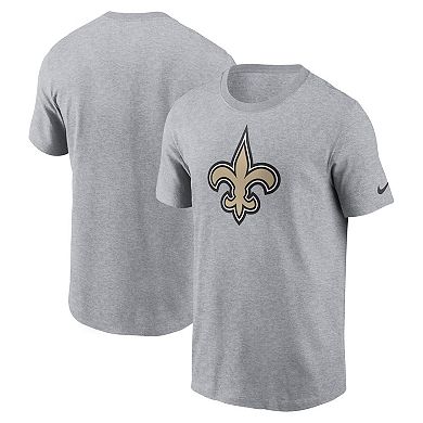 Men's Nike Gray New Orleans Saints Logo Essential T-Shirt