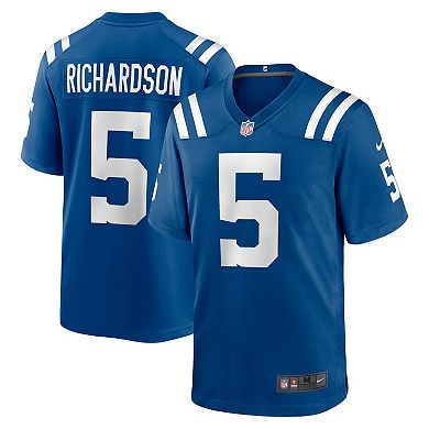 Men's Nike Anthony Richardson Royal Indianapolis Colts 2023 NFL Draft First Round Pick Game Jersey