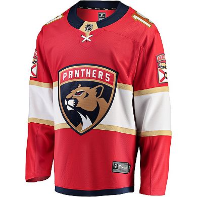 Men's Fanatics Branded Matthew Tkachuk Red Florida Panthers Home Breakaway Player Jersey