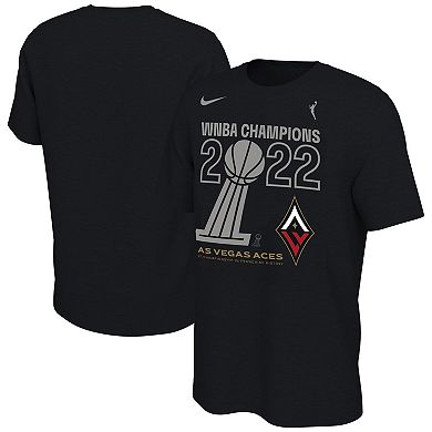 Unisex Nike Black Las Vegas Aces 2022 WNBA Champions Trophy T-Shirt