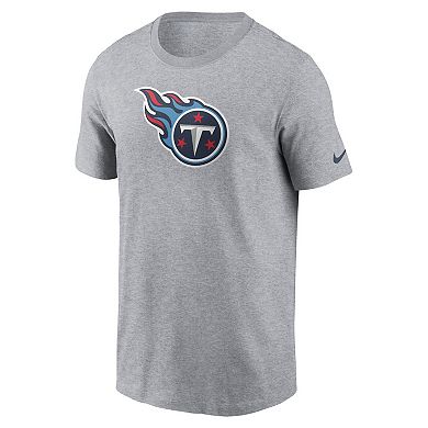 Men's Nike Gray Tennessee Titans Logo Essential T-Shirt