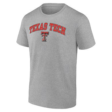 Men's Fanatics Branded Steel Texas Tech Red Raiders Campus T-Shirt