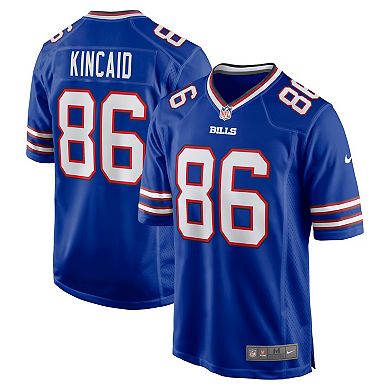 Men's Nike Dalton Kincaid Royal Buffalo Bills 2023 NFL Draft First Round Pick Game Jersey