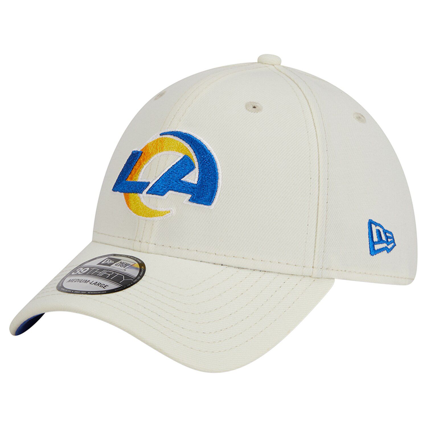 Men's Los Angeles Rams New Era Gold/Royal 2023 Sideline 39THIRTY Flex Hat  in 2023