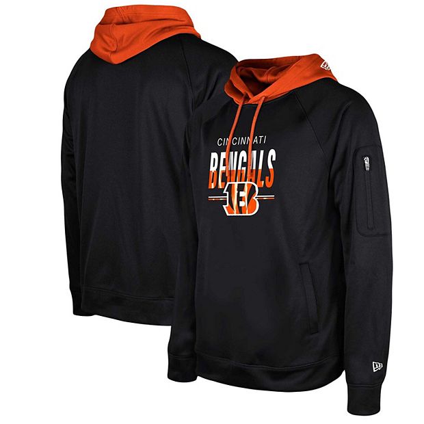 Youth Black Cincinnati Bengals Team Logo Pullover Hoodie