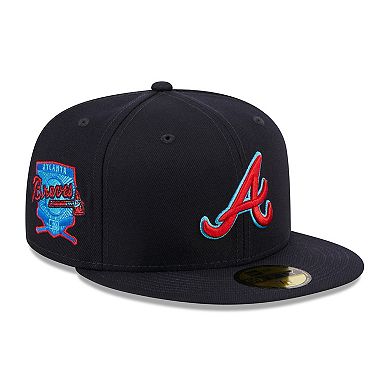 Men's New Era Navy Atlanta Braves 2023 MLB Father's Day On-Field ...