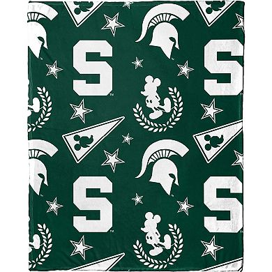 Northwest x Disney Michigan State Spartans Mickey Hugger Pillow & Silk Touch Throw Set