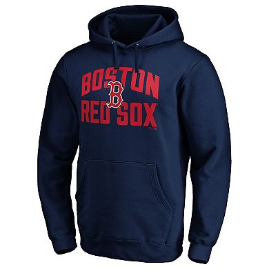 Men's Fanatics Branded Navy Boston Red Sox Father's Day #1 Dad Pullover Hoodie