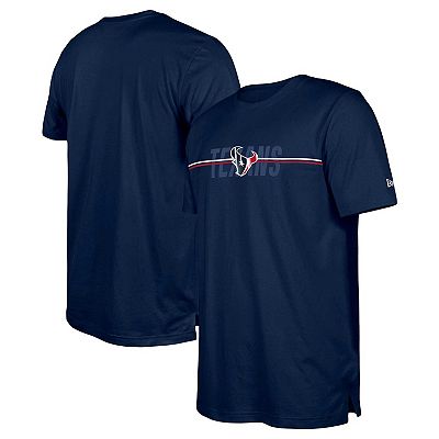 Men s New Era Navy Houston Texans 2023 NFL Training Camp T Shirt