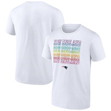 Men's Fanatics Branded White New England Patriots City Pride Logo T-Shirt