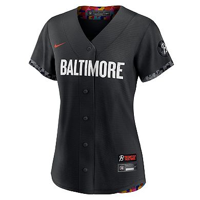 Women's Nike Cedric Mullins Black Baltimore Orioles 2023 City Connect Replica Player Jersey