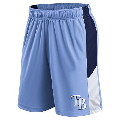 Men's Fanatics Light Blue Tampa Bay Rays Primary Logo Shorts