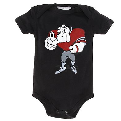Infant Black Georgia Bulldogs Big Logo Bodysuit