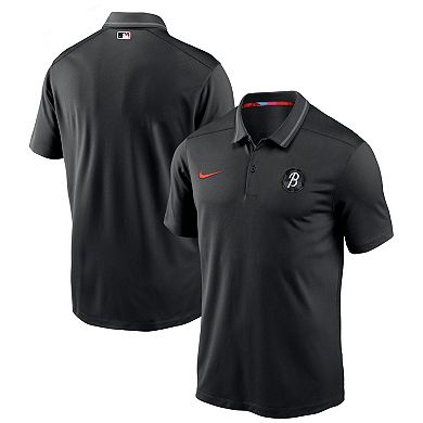 Men's Nike Black Baltimore Orioles 2023 City Connect Knit Performance Polo