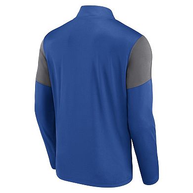 Men's Fanatics Branded Royal Florida Gators Primary Quarter-Zip Top
