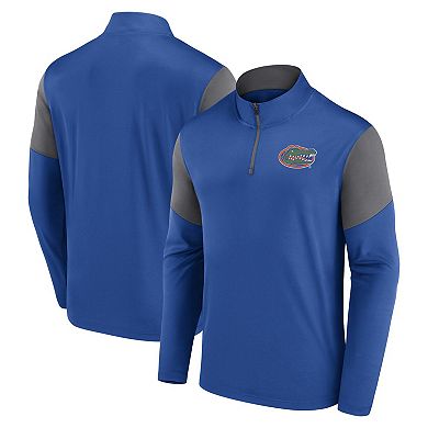 Men's Fanatics Branded Royal Florida Gators Primary Quarter-Zip Top