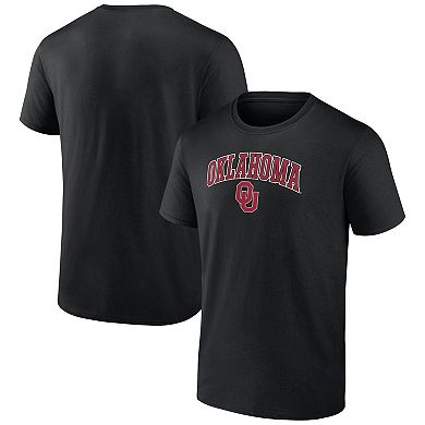 Men's Fanatics Branded Black Oklahoma Sooners Campus T-Shirt