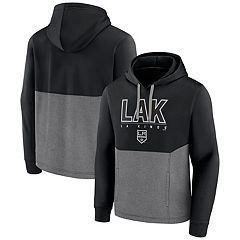 Men's Starter Heather Gray Los Angeles Kings Puck Pullover Hoodie Size: Extra Large