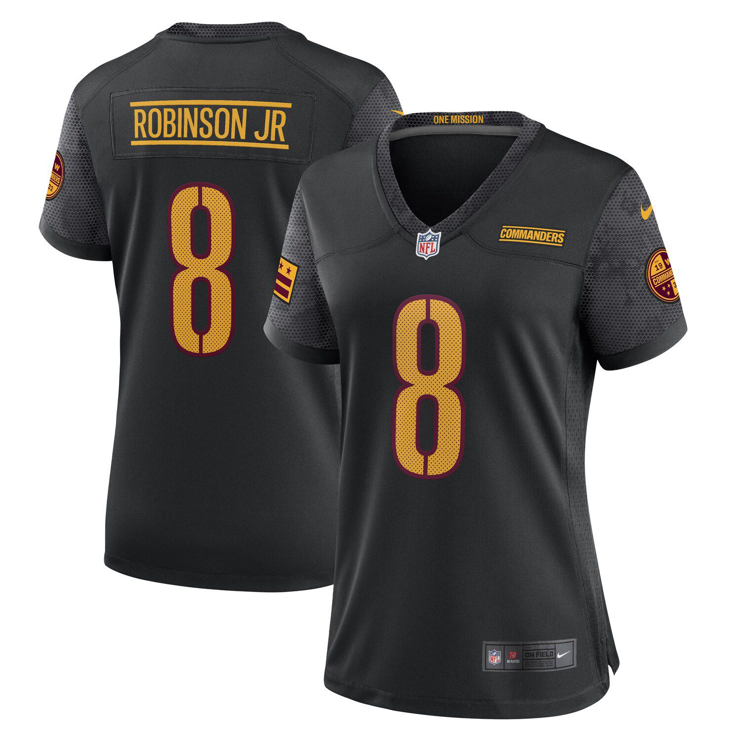 Women's Nike Brian Robinson Jr. Black Washington Commanders Alternate ...