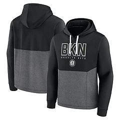 Brooklyn Nets Fanatics Branded Anorak Block Party Windbreaker Half-Zip Hoodie  Jacket - Black/White