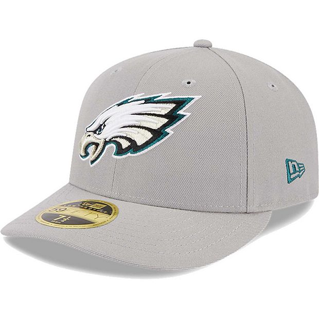 Men's Philadelphia Eagles New Era White Omaha Low Profile 59FIFTY