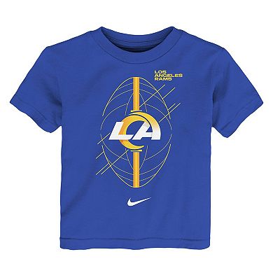 Toddler Nike Royal Los Angeles Rams Icon T-Shirt