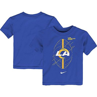 Toddler Nike Royal Los Angeles Rams Icon T-Shirt