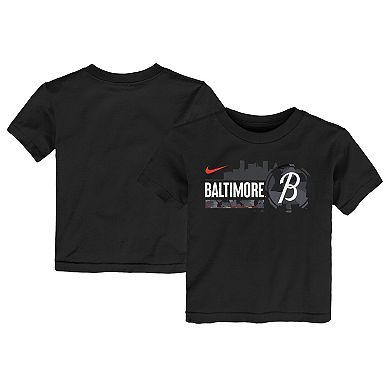 Toddler Nike Black Baltimore Orioles 2023 City Connect Graphic T-Shirt