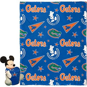 Northwest x Disney Florida Gators Mickey Hugger Pillow & Silk Touch Throw Set