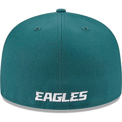 Men's New Era Midnight Green Philadelphia Eagles Omaha 59FIFTY Fitted Hat