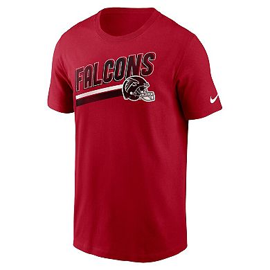 Men's Nike Red Atlanta Falcons Essential Blitz Lockup T-Shirt