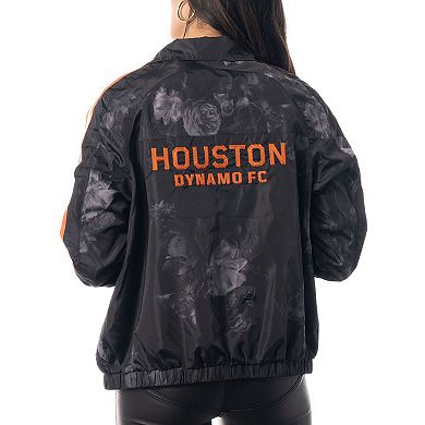 Women's The Wild Collective Black Houston Dynamo FC Full-Zip Track Jacket