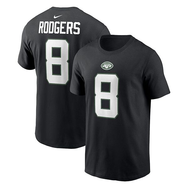 Nike Men's Aaron Rodgers White Green Bay Packers Player Name and Number T- shirt