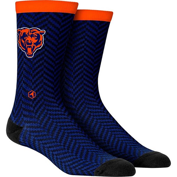 Men's Rock Em Socks Chicago Bears Herringbone Dress Socks