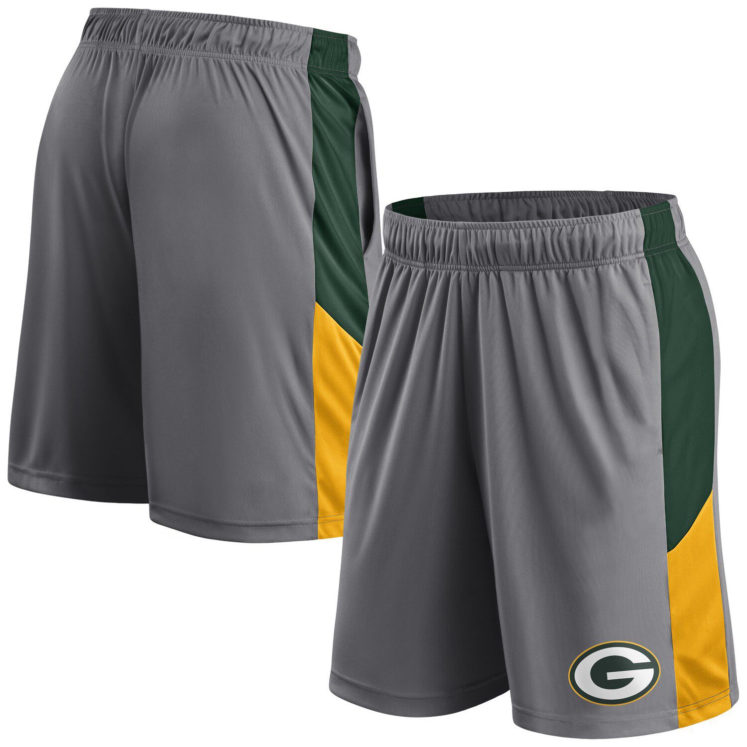 New Era Green Bay Packers Black Tie-Dye Shorts