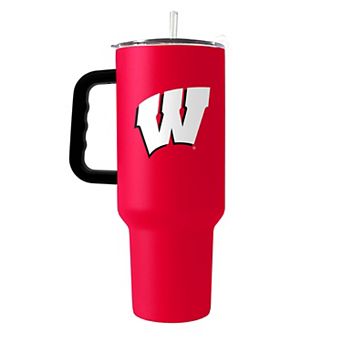 Wisconsin Badgers 40oz. Travel Tumbler with Handle