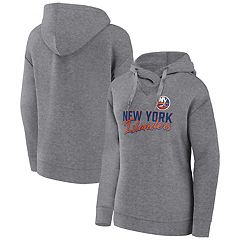 Fanatics Branded Royal New York Islanders Spirit Lace-Up V-Neck Long Sleeve Jersey T-Shirt
