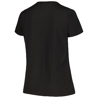 Women's Profile Black/Heather Gray New York Yankees Plus Size T-Shirt Combo Pack