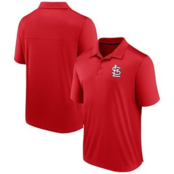 Men's Fanatics Branded Red St. Louis Cardinals Polo