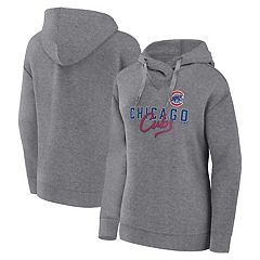 Chicago Cubs New Era Women's Performance Pullover Hoodie - Royal/Red XL
