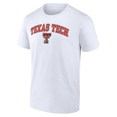 Men's Fanatics Branded White Texas Tech Red Raiders Campus T-Shirt