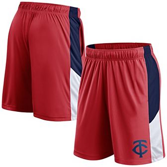 Men's Fanatics Branded Red Minnesota Twins Primary Logo Shorts